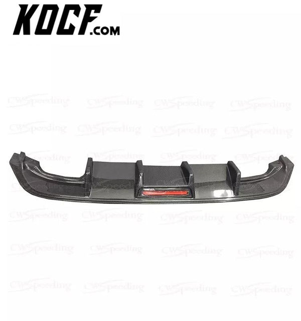 KA STYLE CARBON FIBER REAR BUMPER LIP REAR DIFFUSER (T-4) FOR 2014-2016 VW GOLF 7 MK7/R-LINE /GTI FOR VOLKSWAGEN GOLF 7