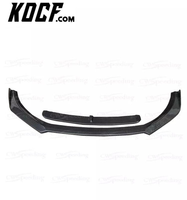 2009-2012 KZ STYLE CARBON FIBER FRONT BUMPER LIP FRONT LIP FOR VW PASSAT CC R-LINE