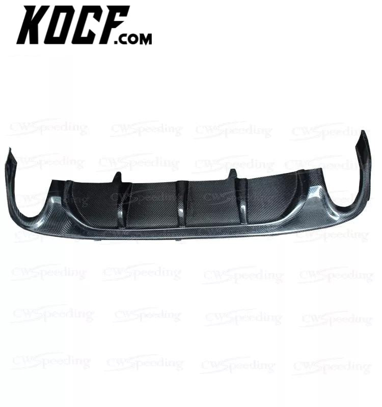 2009-2012 J STYLE CARBON FIBER REAR BUMPER LIP REAR DIFFUSER FOR VW PA ...
