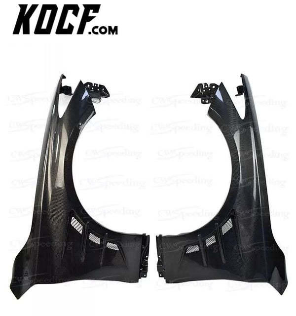 A STYLE CARBON FIBER FRONT FENDER FOR 2008-2014 INFINITI G37 4DOOR