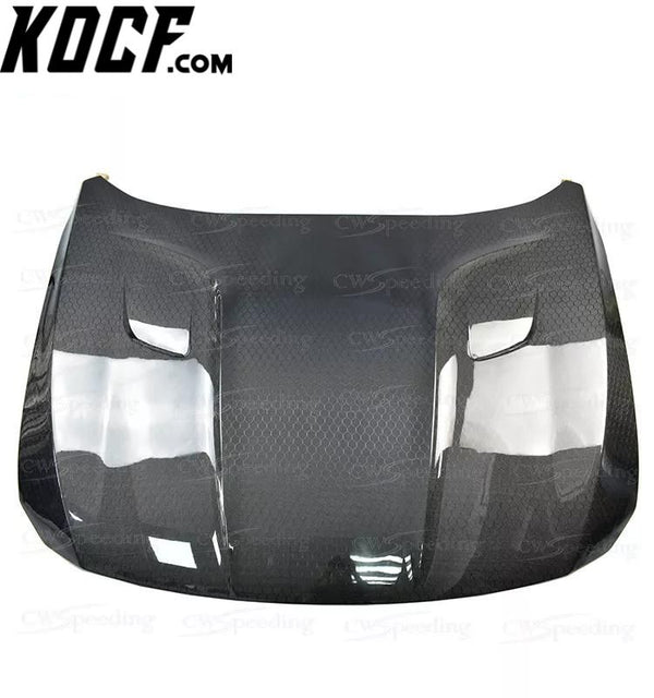 HONEYCOMB CARBON FIBER HOOD BONNET FOR 2018-2021 HONDA ACCORD