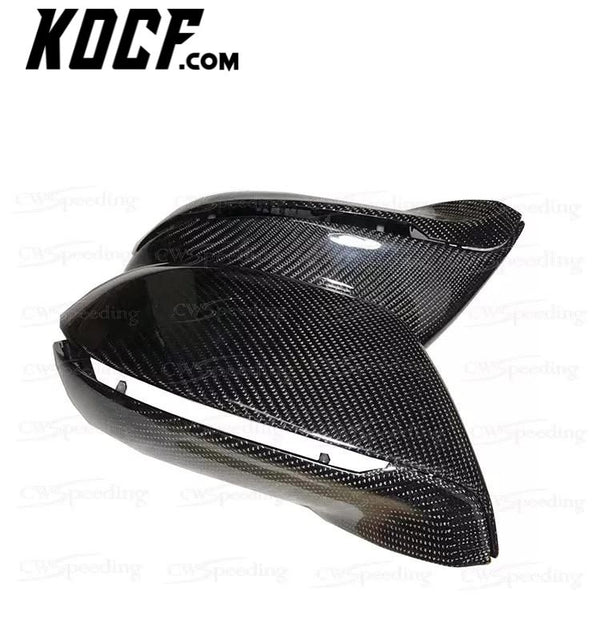 REPLACEMENT STYLE CARBON FIBER SIDE MIRROR COVER FOR AUDI A7