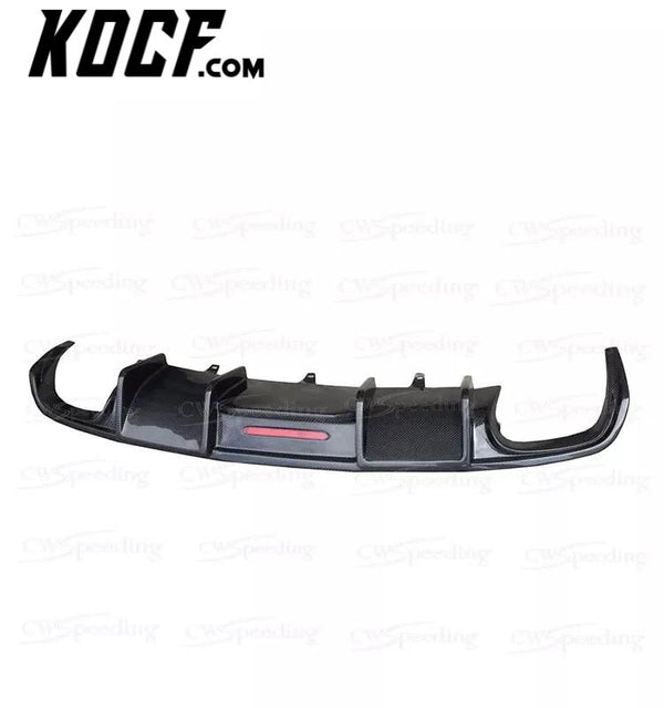 KAR STYLE CARBON FIBER REAR BUMPER LIP REAR DIFFUSER FOR 2012-2015 AUDI A6L C7