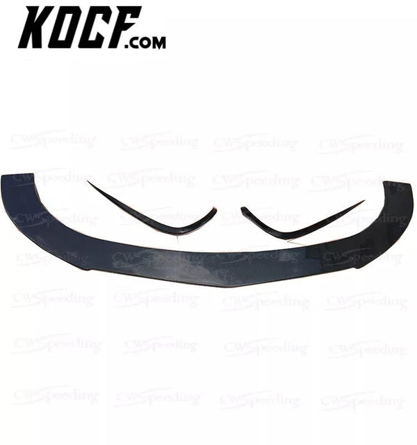 CARBON FIBER FRONT BUMPER LIP FRONT LIP FOR MERCEDES-BENZ E-CLASS W213 BODY KIT