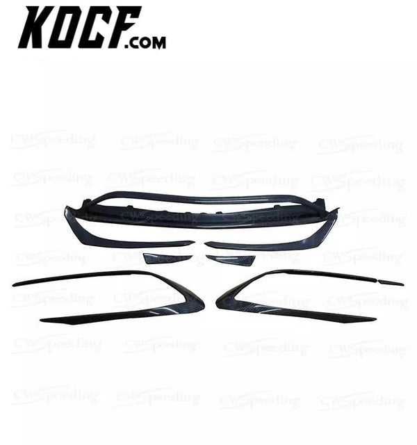 OEM STYLE CARBON FIBER FRONT BUMPER LIP FRONT LIP FOR MERCEDES-BENZ CLA-CLASS W117 CLA250 CLA45