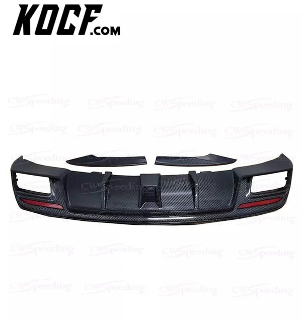 PAK STYLE CARBON FIBER REAR BUMPER LIP REAR DIFFUSER FOR MERCEDES-BENZ CLA-CLASS W117 CLA250 CLA45