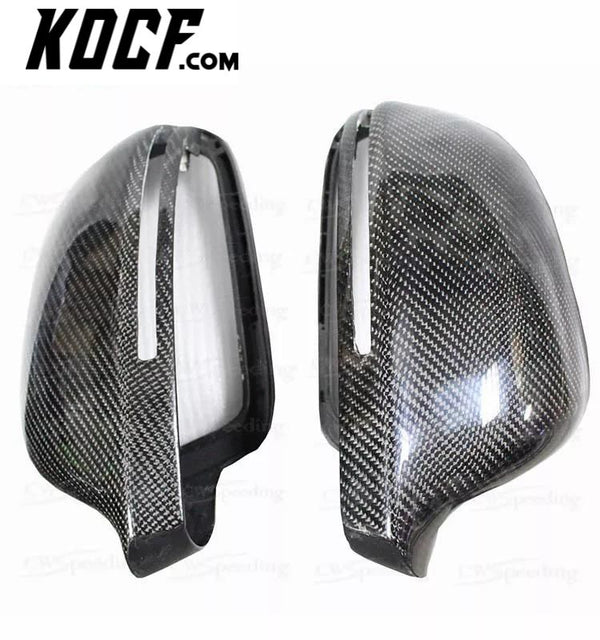 2009-2012 REPLACEMENT STYLE CARBON FIBER SIDE MIRROR COVER FOR AUDI A4L B8