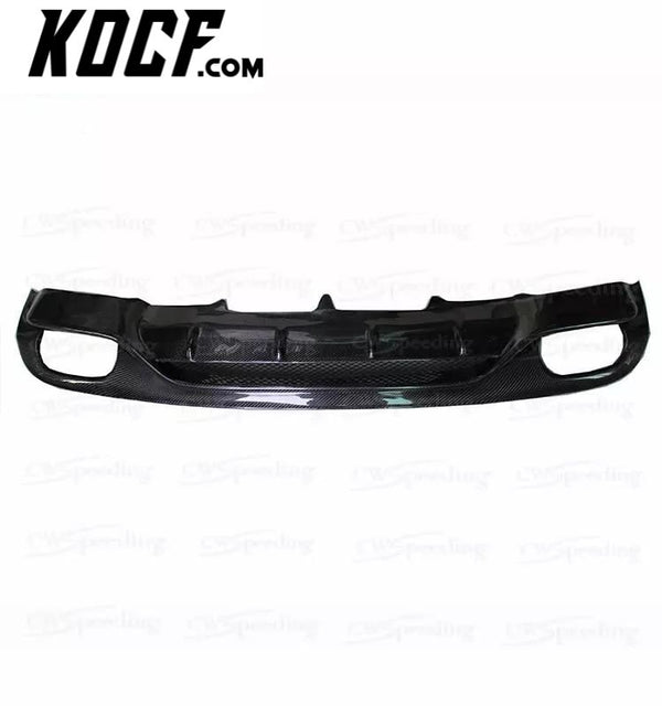 2009-2012 ABT STYLE CARBON FIBER REAR BUMPER LIP REAR DIFFUSER (T-4) FOR AUDI A4L B8 SEDAN