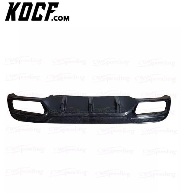 CAR STYLE CARBON FIBER REAR BUMPER LIP REAR DIFFUSER FOR 2015-2016 MERCEDES-BENZ W205 C180 C200 C260