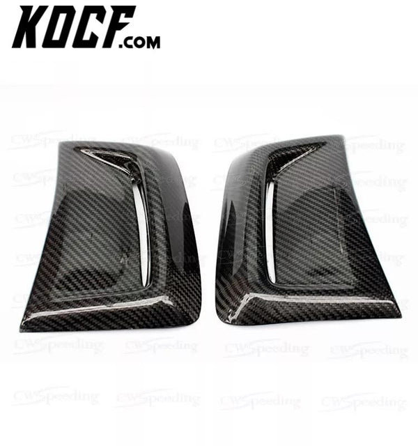 2012-2014 CARBON FIBER FRONT BUMPER VENTS FOR MERCEDES-BENZ C-CLASS W204 C180 C200 C260 C300 BODY KIT