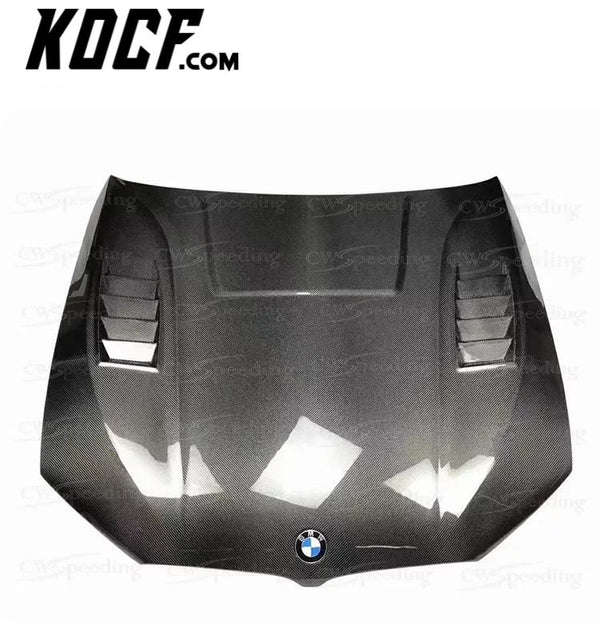 STYLE CARBON FIBER ENGINE HOOD BONNET FOR BMW F90 M5