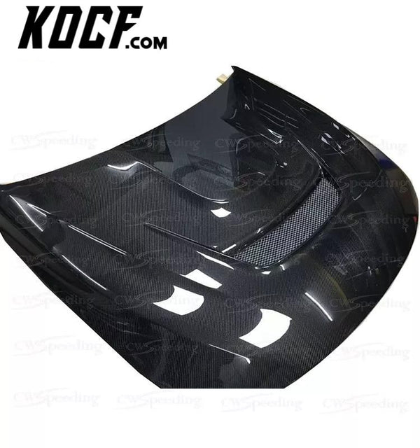 V STYLE CARBON FIBER ENGINE HOOD BONNET FOR BMW 3 SERIES F30 F35