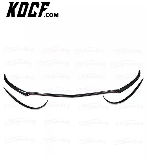 DRY CARBON FIBER FRONT BUMPER LIP FRONT LIP FOR MERCEDES-BENZ C-CLASS W205 BODYKIT