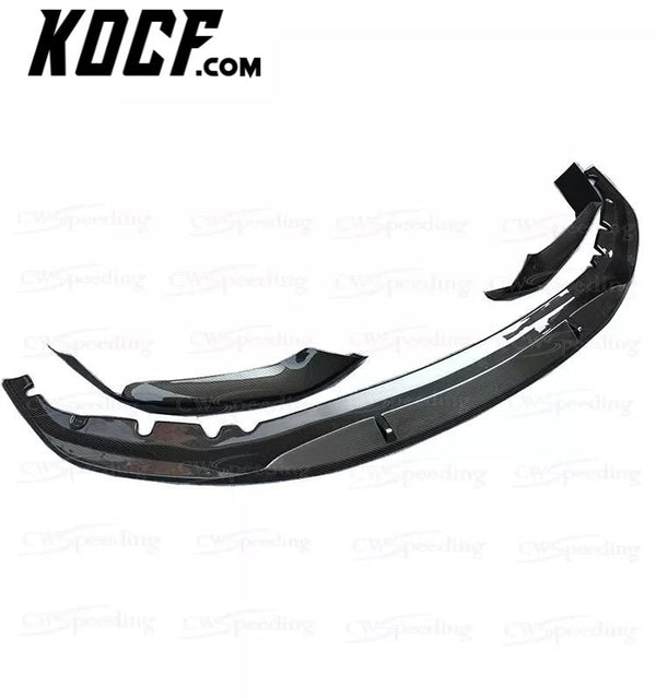 MP-2 STYLE CARBON FIBER FRONT BUMPER LIP FRONT SPOILER LIP FOR BMW 5 SERIES G30 G38 BODYKIT