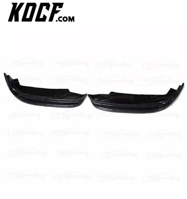 OEM STYLE CARBON FIBER FRONT BUMPER CANARDS FOR BMW 3 SERIES F30 F35 BODYKIT