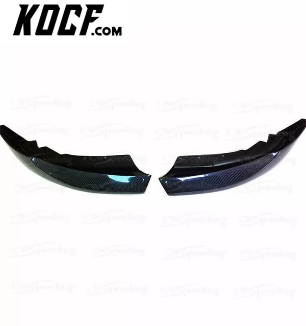 CARBON FIBER FRONT BUMPER CANARD FOR 2012-2014 BMW 1 SERIES F20 BODYKIT