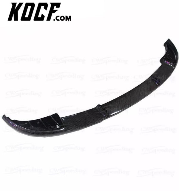 H STYLE CARBON FIBER FRONT BUMPER LIP FRONT LIP SPOILER FOR BMW 5 SERIES F10 F18