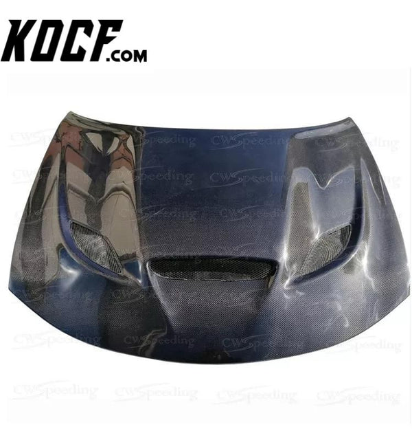 CA STYLE CARBON FIBER ENGINE HOOD BONNET FOR 2015 DODGE CHARGER BODY KIT