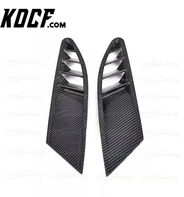 CARBON FIBER FRONT BUMPER VENTS FOR 2011-2013 FERRARI 458 ITALIA AND SPIDER