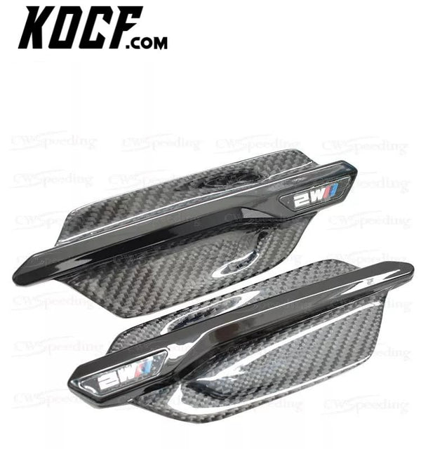 CARBON FIBER FRONT FENDER EMBLEM FOR BMW 2 SERIES M2 F87