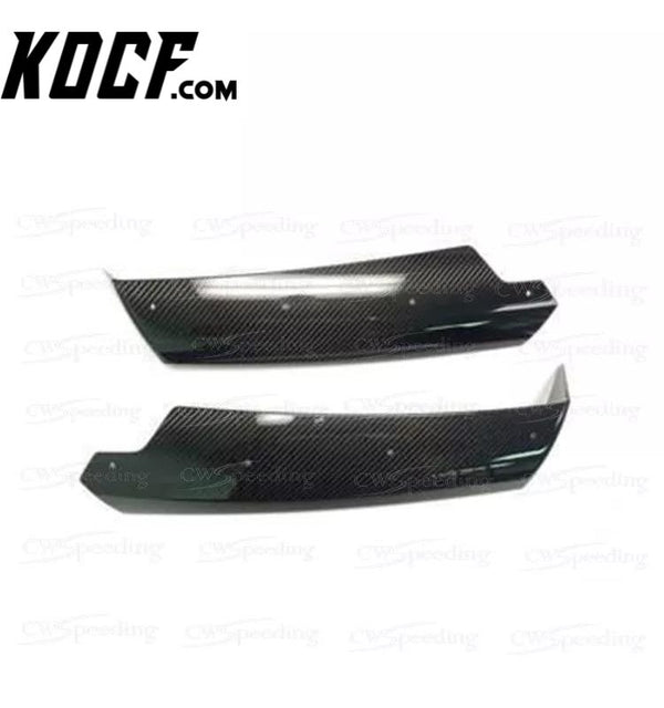 DRY CARBON FIBER FRONT BUMPER SPITTLER FOR CHEVROLET CORVETTE STINGRAY C7 FRONT BUMPER LIP BODY KITS