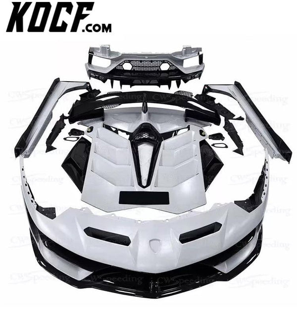 SVJ STYLE DRY HALF CARBON FIBER BODY KIT FOR 2011-2015 LAMBORGHINI AVENTADOR LP720 LP700-4 LP750 ROADSTER