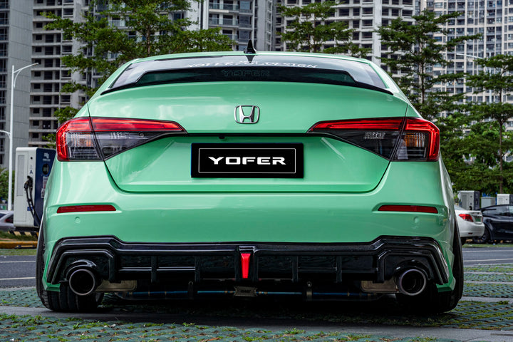 Yofer V2 Rear Diffuser for 11th Gen 2022+ Honda Civic Compatible