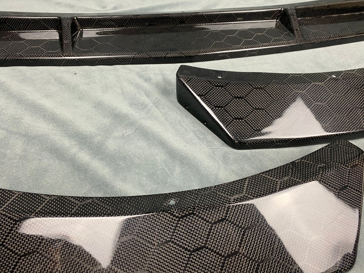 CF Front Lip for 2018-2023 Toyota Camry Compatible Real Carbon Fiber Front Bumper Body Kit Lip - KOCF.com - Car Parts