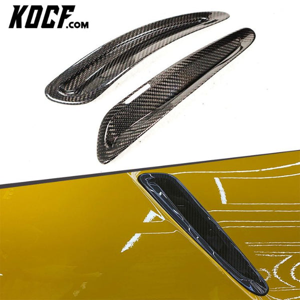 Hot selling Dry Gloss/matt Carbon Hood Vent Covers for Toyota Supra A90