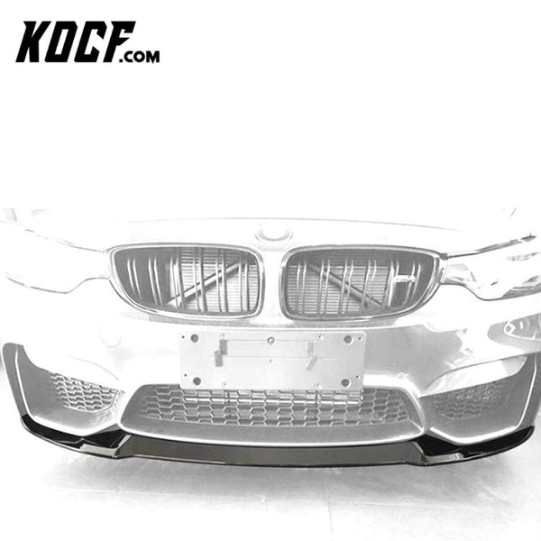 M3 M4 Auto CS Type Gloss Black Front Spoiler Lip For BMW F82 F83 M4 F80 M3 2015- 2019