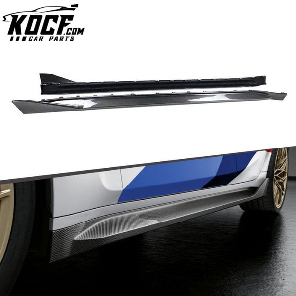 Dry Carbon Fiber Trunk Body Kit MP Side Skirts For BMW G80 G82 M3 M4 2021+