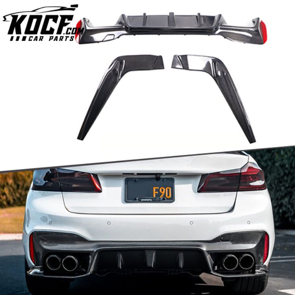 Hot Sale F90 M5 Rear bumper diffuser for F90 m5 3d carbon fiber rear diffuser