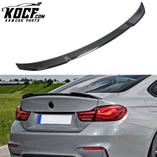 Carbon Fiber CS Style Rear Trunk Lid Spoiler For BMW F82 M4 2014-2019