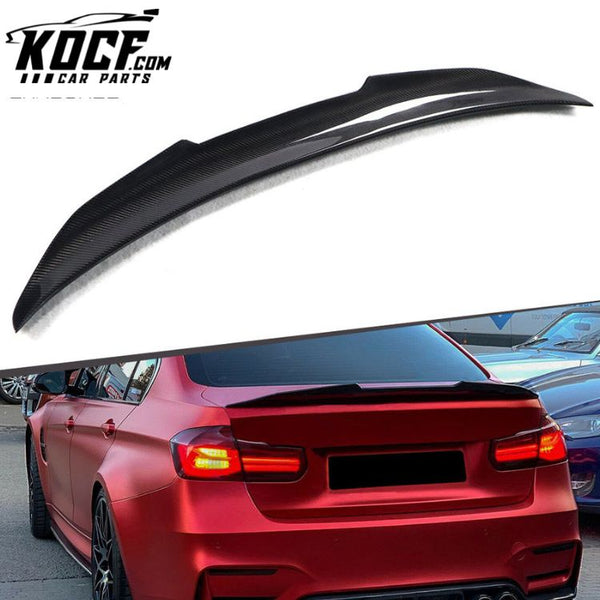 Carbon Fiber Boot Spoiler Wing Car Rear Spoiler For BMW M4 F82 F83 Trunk Spoiler 2014-2019