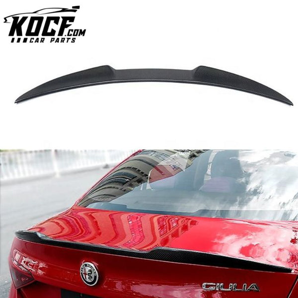 Wing spoilers carbon fiber for Alfa Romeo Giulia rear spoiler 2017+