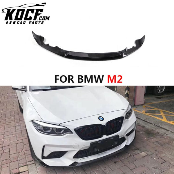 Carbon Fiber MP type Front Lip for BMW M2 F87 2016+ Car Front Bumper Spoiler Lip