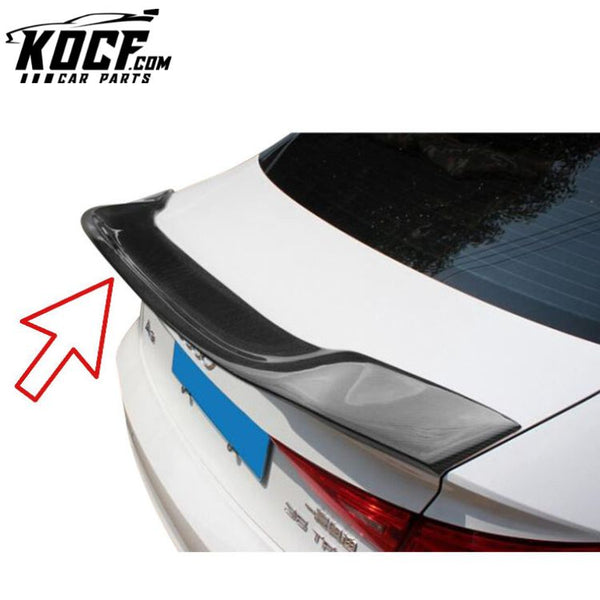 Car Rear Spoiler Carbon Fiber R style For AUDI A3/S3/RS3 2014-2020