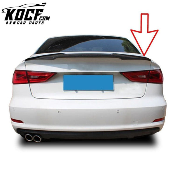 Car Rear Spoiler Carbon Fiber M4 style For AUDI A3/S3/RS3 2014-2020