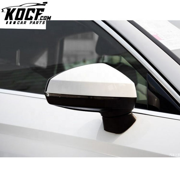 carbon fiber wing replacement mirror cover for audi A3 S3 RS3 with side assit light 2014 - 2020