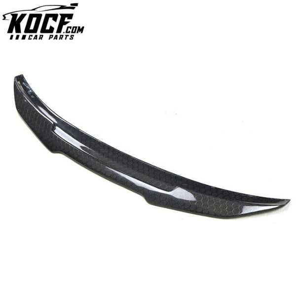 PSM Style High Kick Honeycomb Carbon Fiber Trunk Spoiler For E90 2006-2012