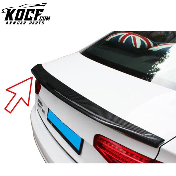 A4 B8 B9 C Type Trunk Carbon Fiber Spoiler Wing for AUDI 2008-2016