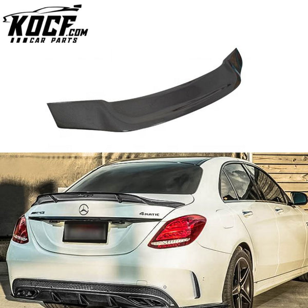 4 Doors R Type Carbon Rear Spoiler Wing For Mercedes Benz W205 2014+