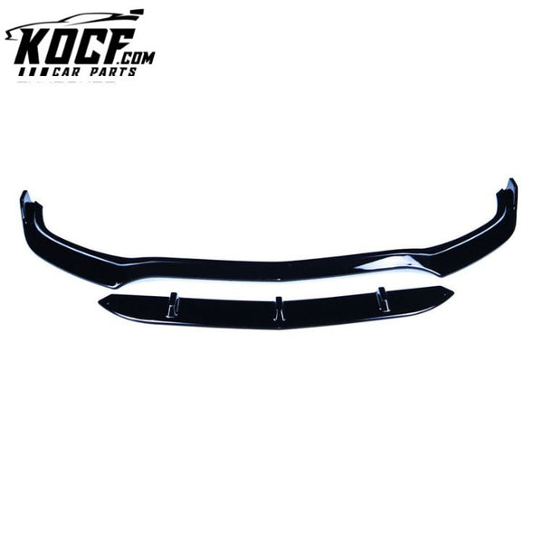 BB Style Front Bumper Spoiler Lip ABS Plastic Car Front Lip For Mercedes Benz W205 C63 2014+