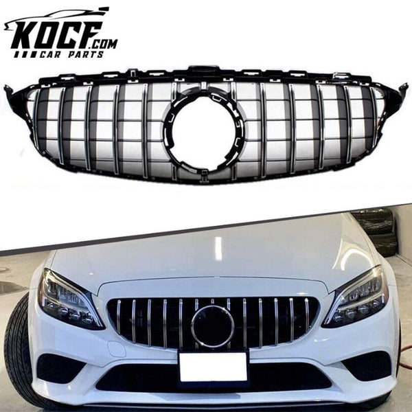 Automotive Parts ABS Front Grille For Mercedes Benz C class W205 C63 2019-2021