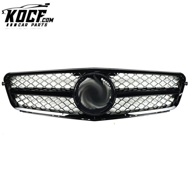 Car Gloss Black AMG Style W204 Grille For Mercedes Benz C Class W204 Front Bumper Grill 2008-2013