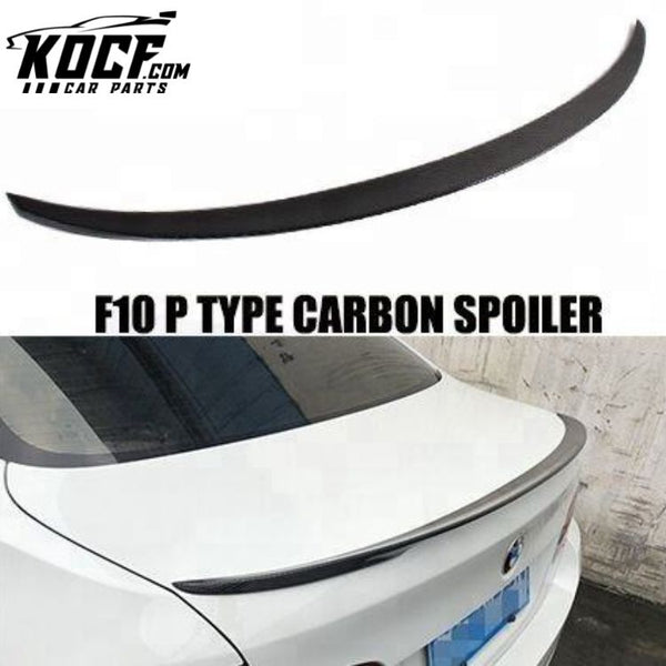 Car Rear Spoiler wing p style for BMW F10 M5 carbon lip spoilers