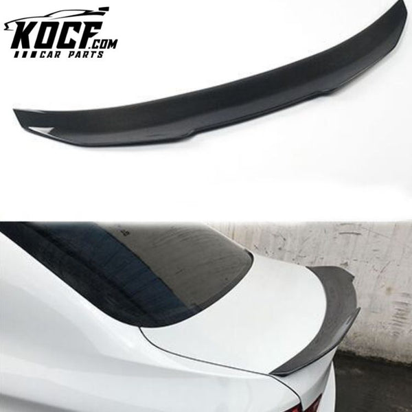 Carbon Fiber rear trunk spoiler wing body kit PSM type for BMW F10 2010-2016