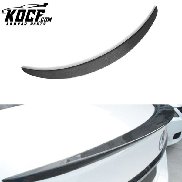 Amg Type Carbon Fiber Rear Spoiler Wing For Mercedes Benz C Class W205 4 Doors 2014+