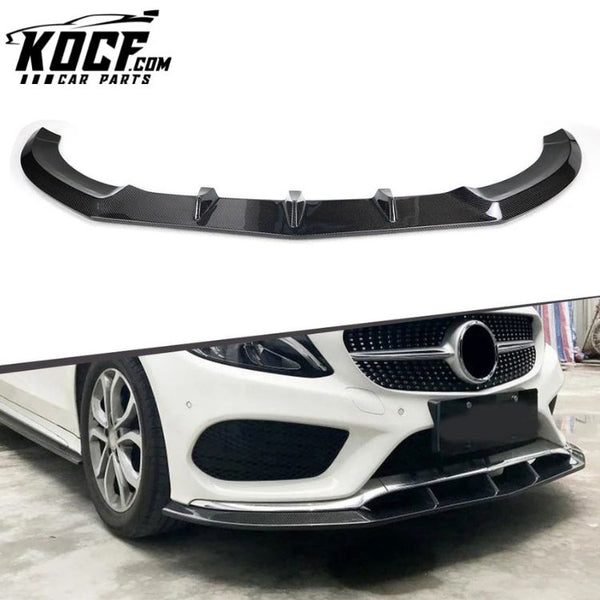 W205 Psm Type Front Bumper Lip For Mercedes Benz C Class W205 Front Splitter Lip 2014-2018