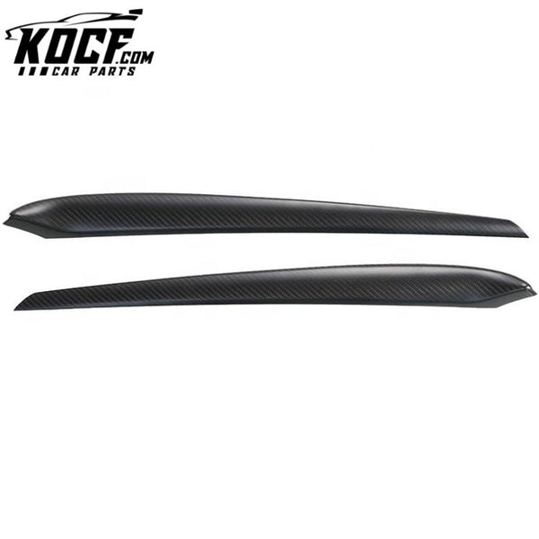 Dry Carbon Fiber Door Handle Trims For Tesla Model 3 Model Y 2021+